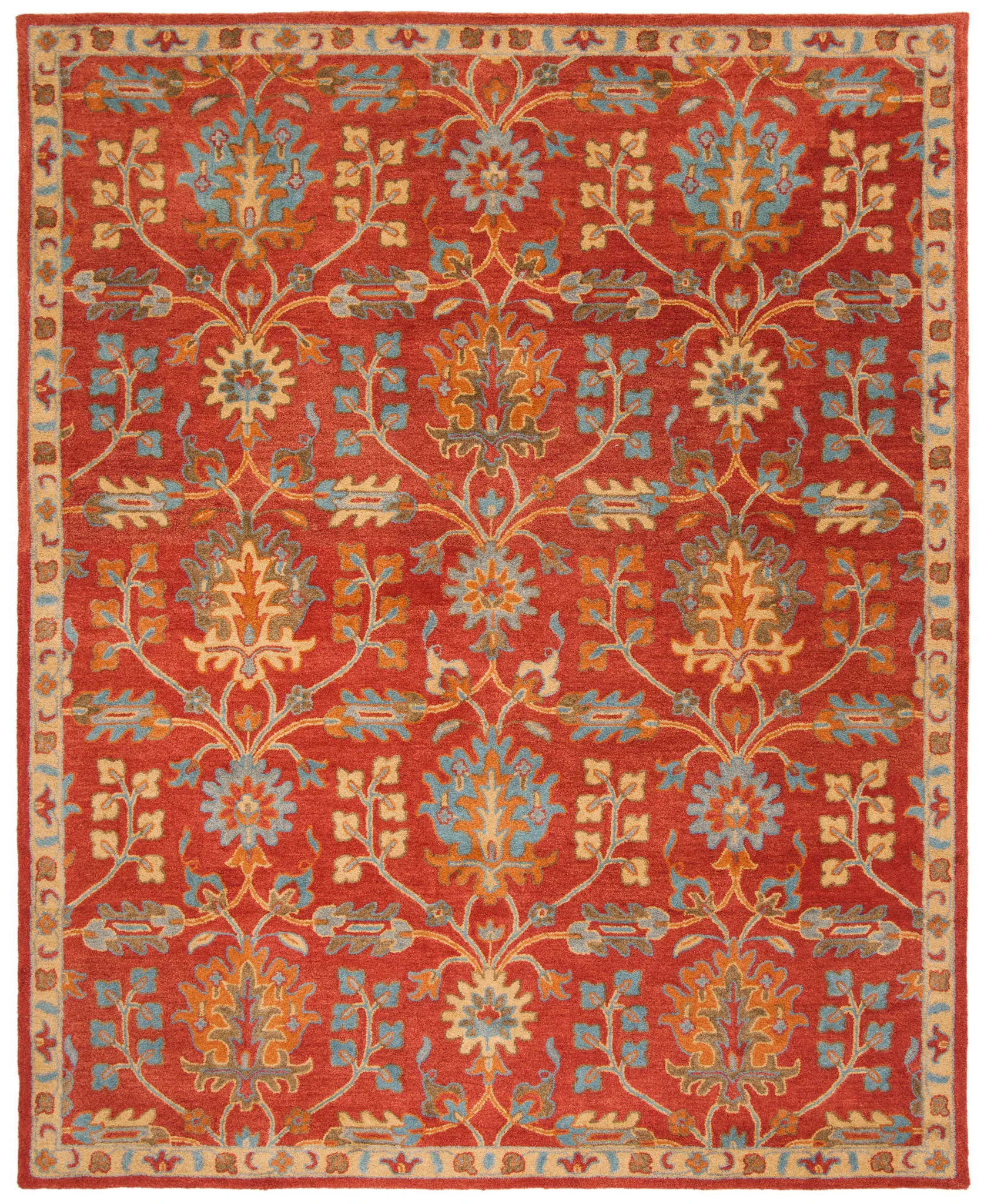 Heritage Floral Branch Hand-Tufted Wool Rug