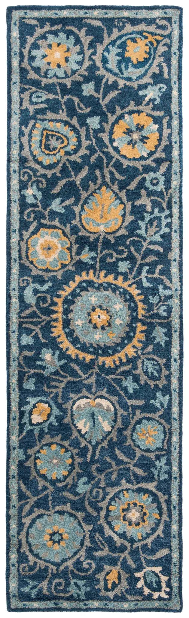 Heritage Suzani Medallion Hand-Tufted Wool Rug