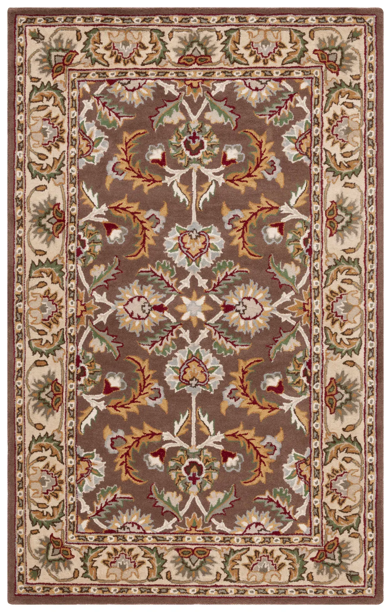 Heritage Acanthus Palmette Hand-Tufted Wool Rug