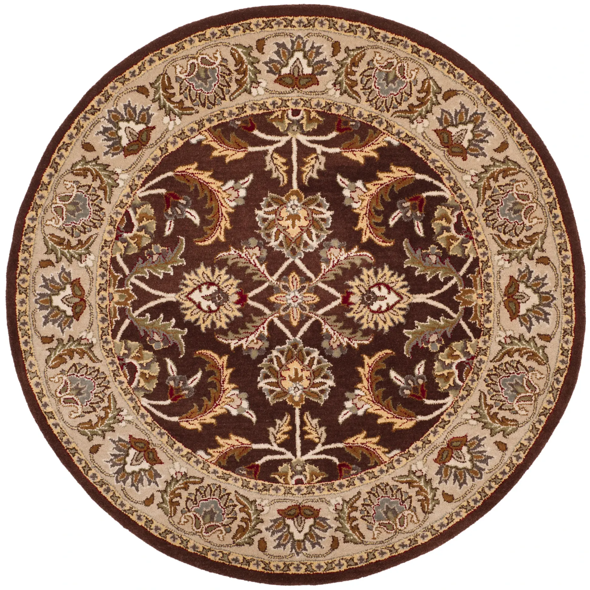 Heritage Acanthus Palmette Hand-Tufted Wool Rug