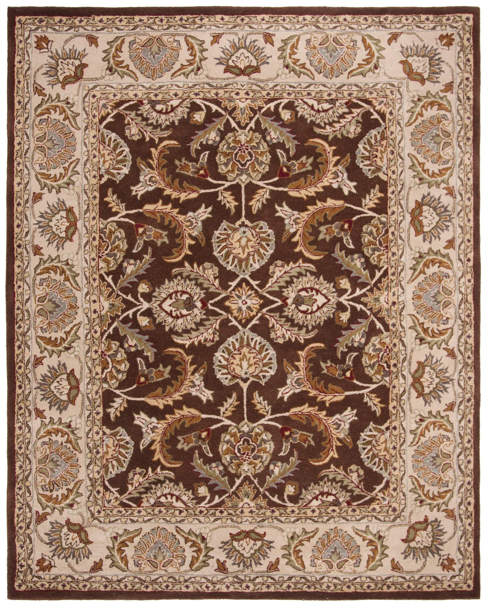 Heritage Acanthus Palmette Hand-Tufted Wool Rug