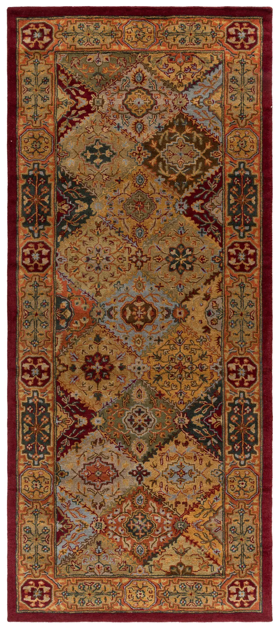 Heritage Diamond Tile Hand-Tufted Wool Rug