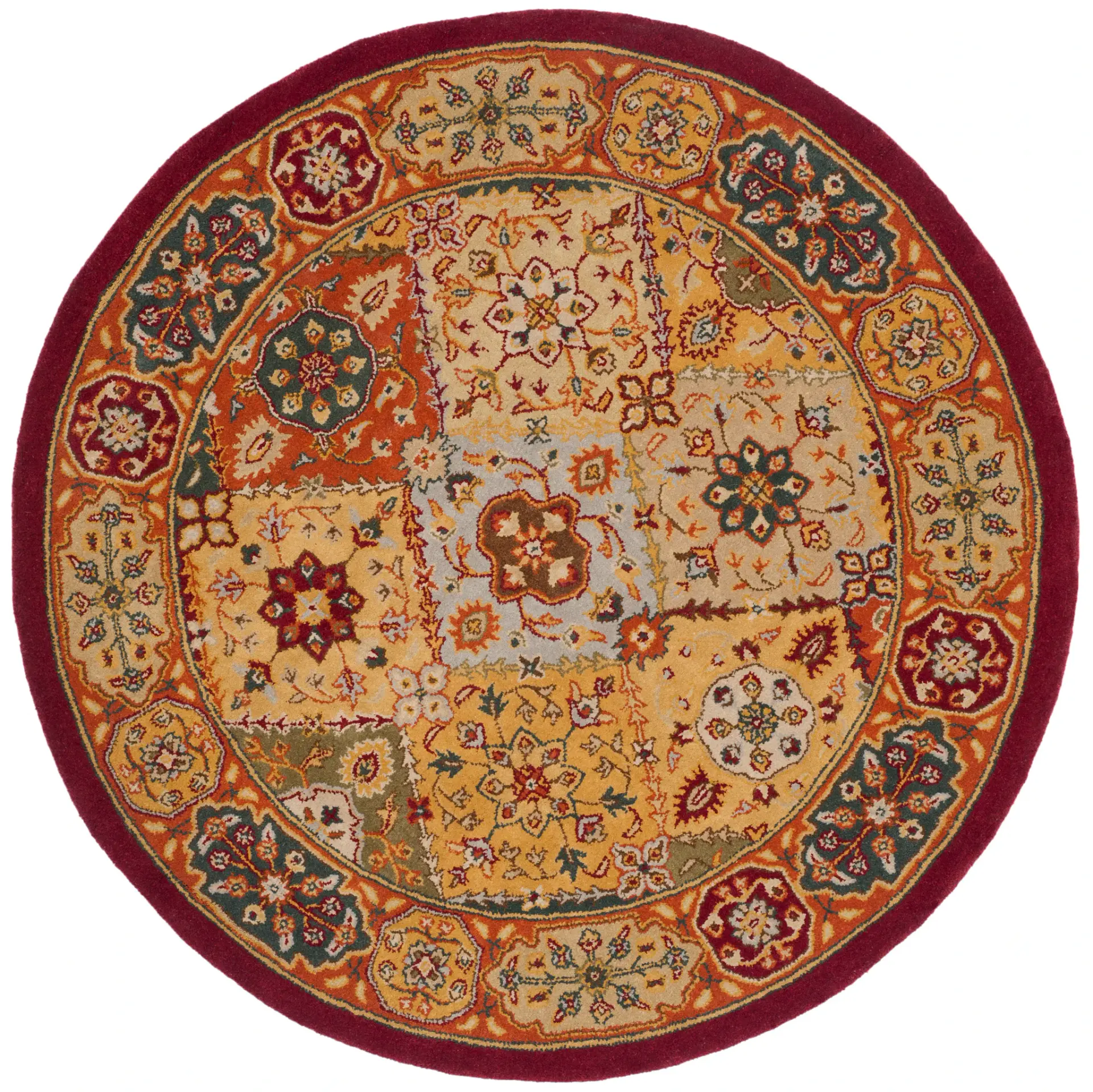 Heritage Diamond Tile Hand-Tufted Wool Rug