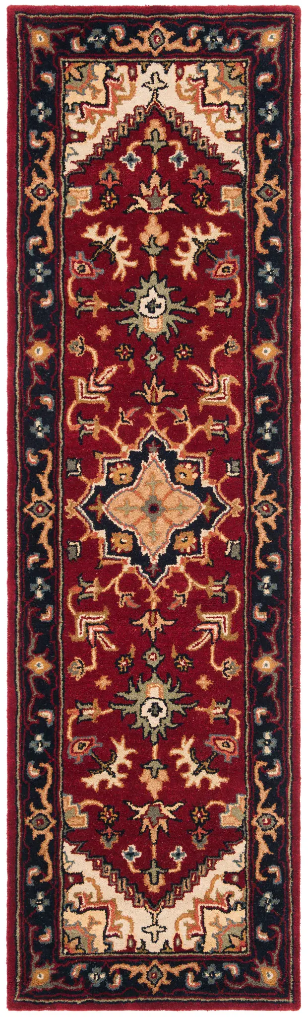 Heritage Medallion Bordered Hand-Tufted Wool Rug
