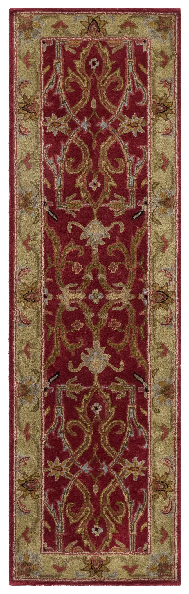 Heritage Cartouche Trellis Hand-Tufted Wool Rug