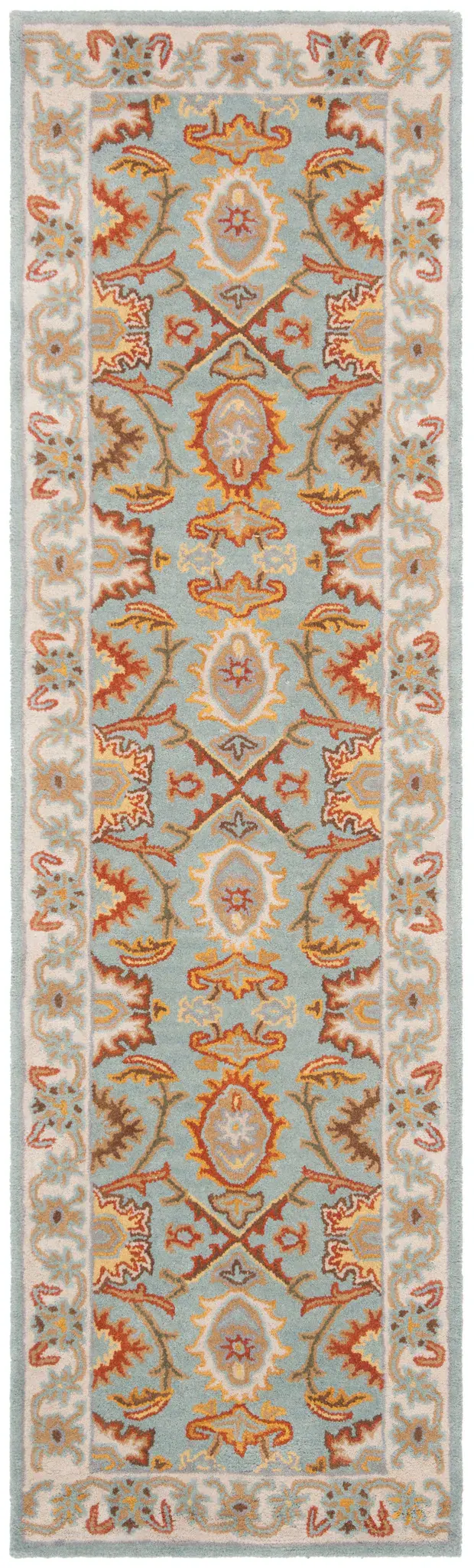 Heritage Floral Medallion Hand-Tufted Wool Rug