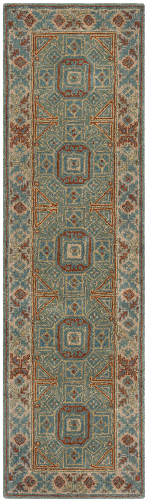 Heritage Double Medallion Hand-Tufted Wool Rug