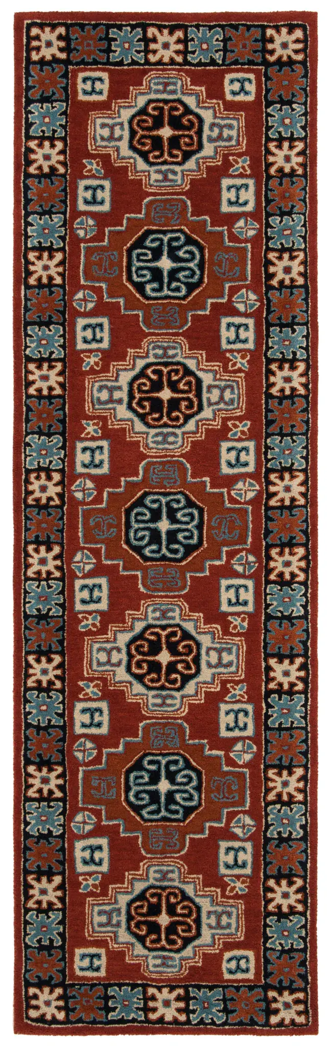 Heritage Triple Medallion Hand-Tufted Wool Rug