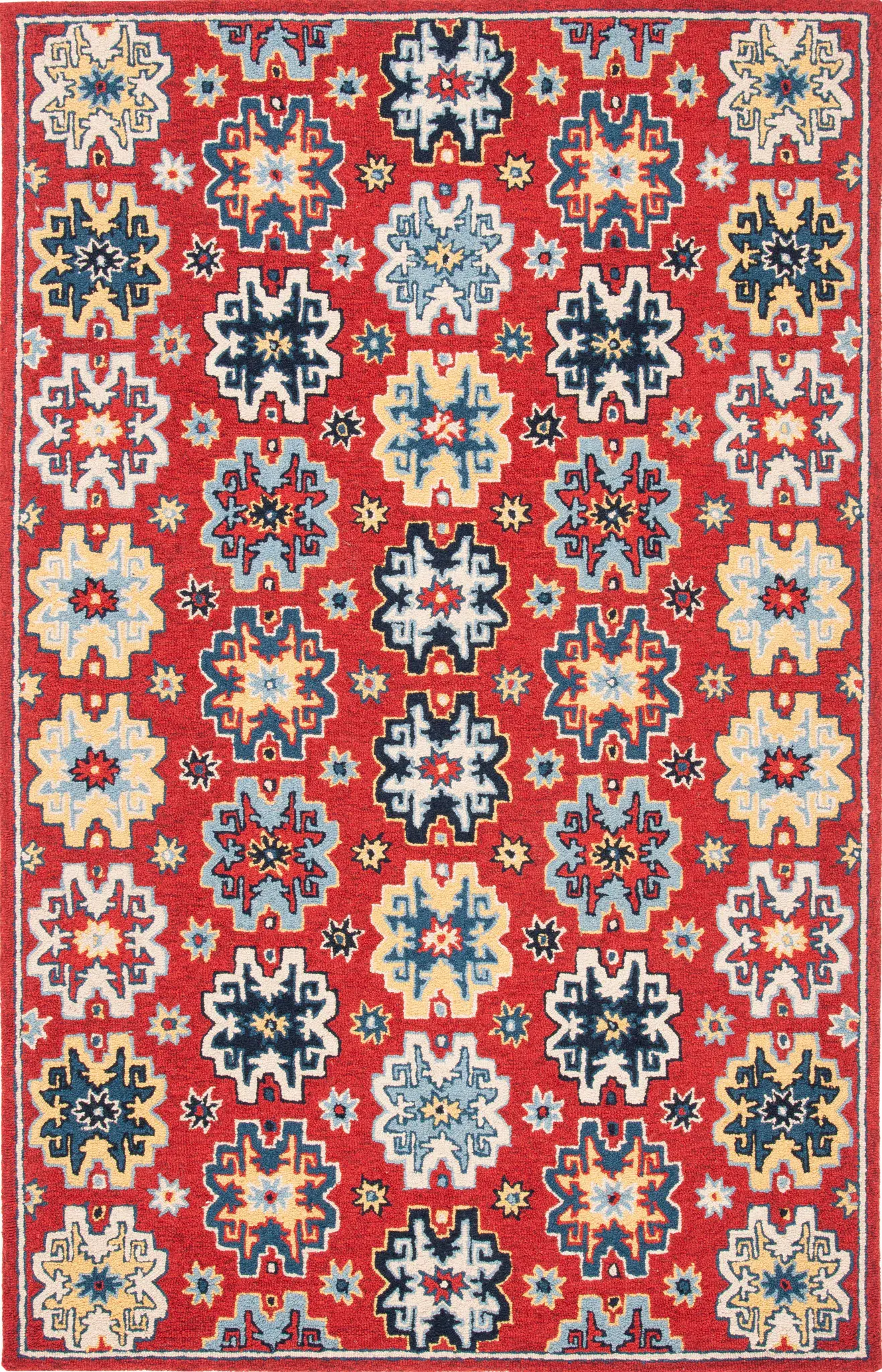 Heritage Tribal Allover Hand-Tufted Wool Rug
