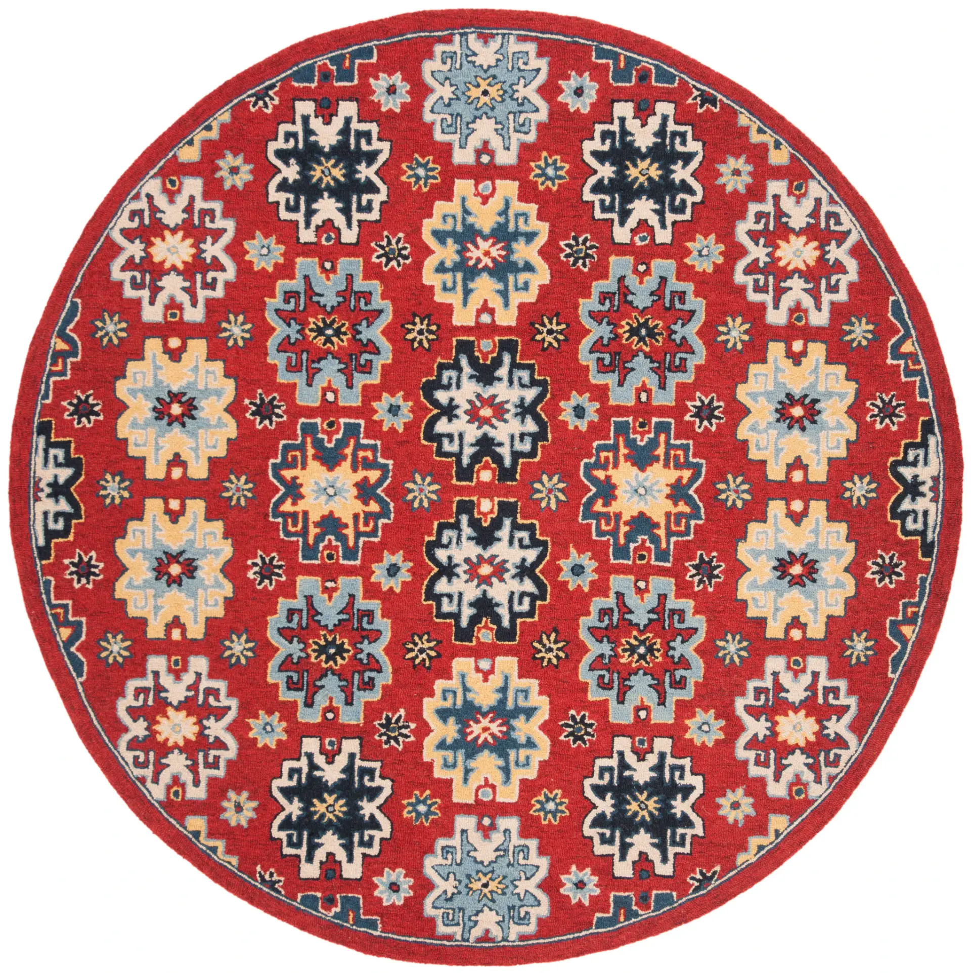 Heritage Tribal Allover Hand-Tufted Wool Rug