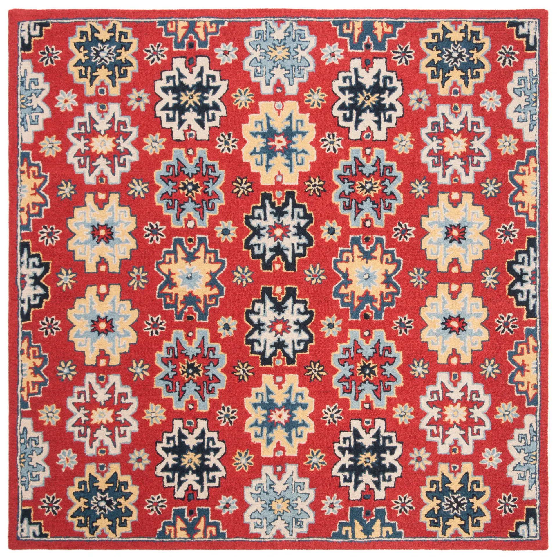 Heritage Tribal Allover Hand-Tufted Wool Rug