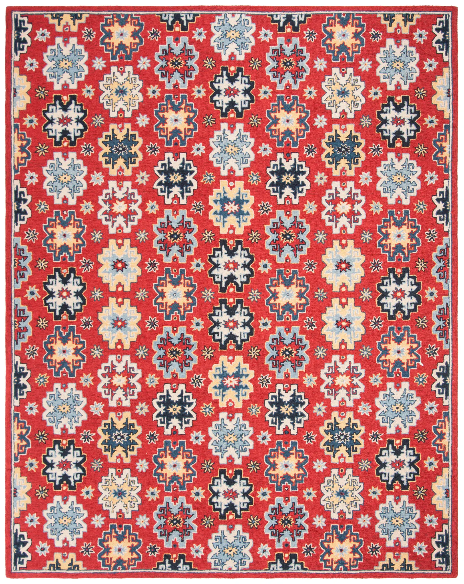 Heritage Tribal Allover Hand-Tufted Wool Rug