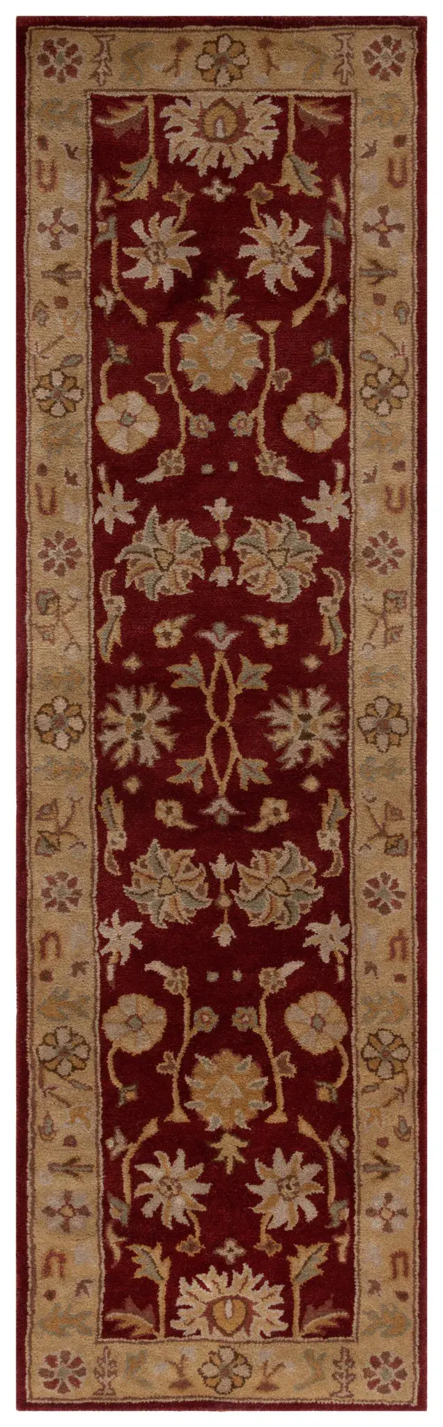 Heritage Blossom And Vine Hand-Tufted Wool Rug