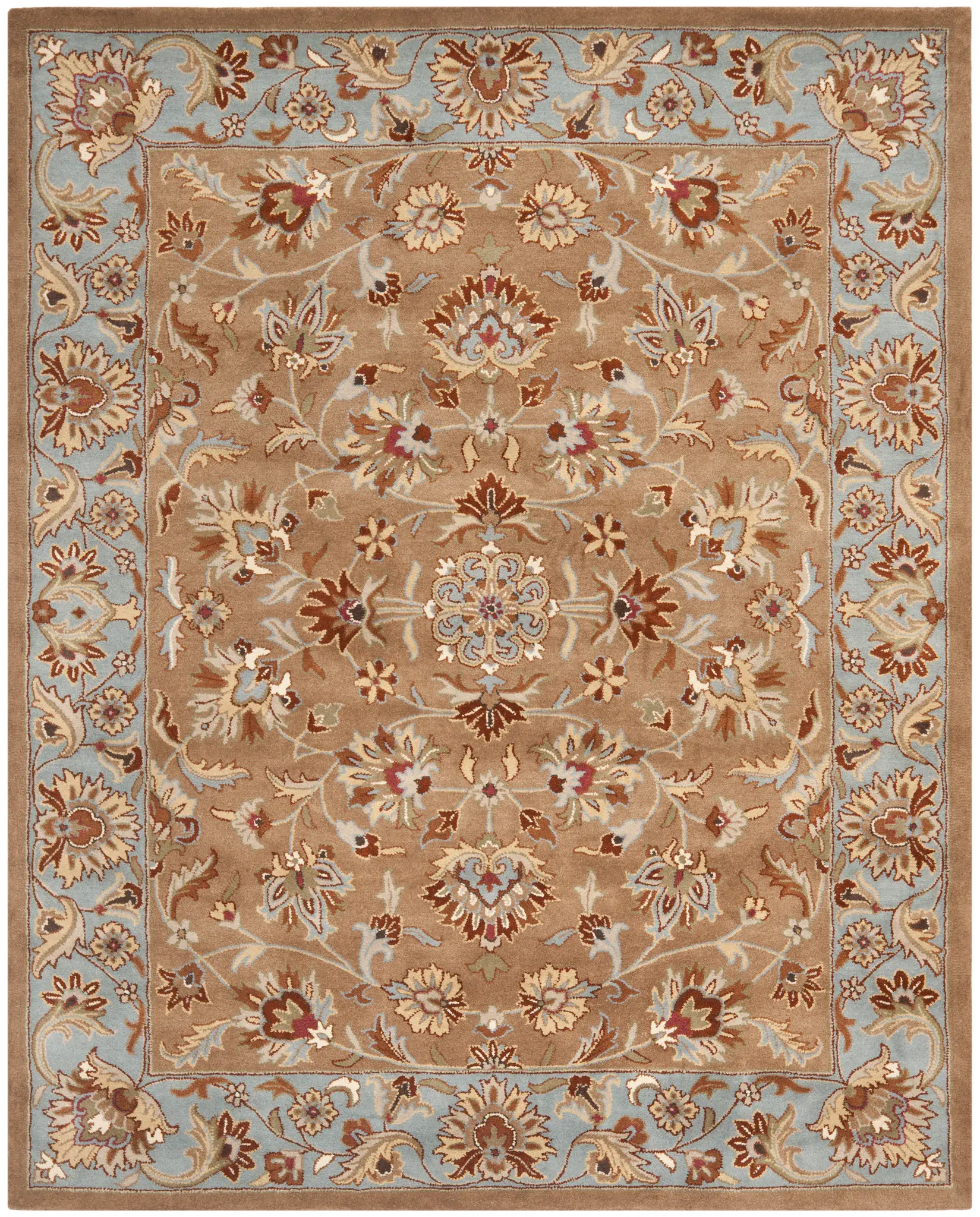 Heritage Scalloped Floral Hand-Tufted Wool Rug