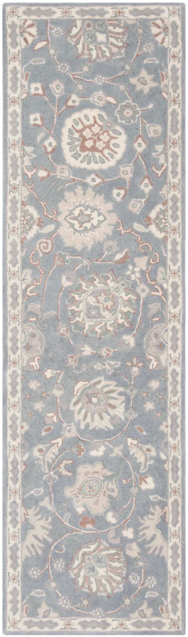 Heritage Scroll Floral Hand-Tufted Wool Rug
