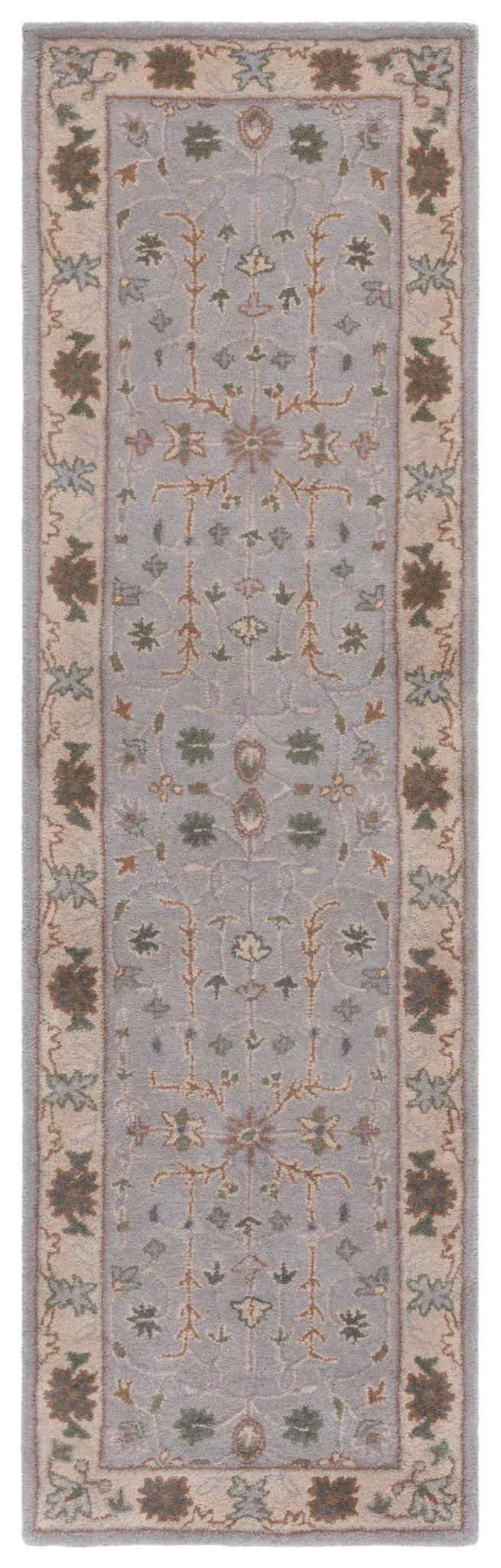 Heritage Four Point Floral Hand-Tufted Wool Rug