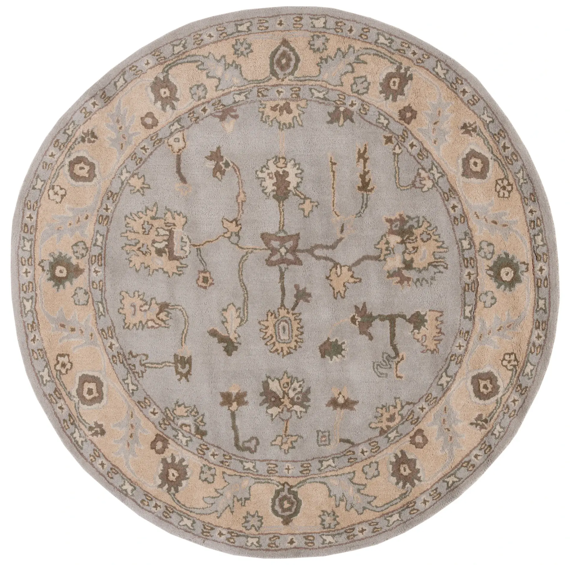 Heritage Open Vine Hand-Tufted Wool Rug