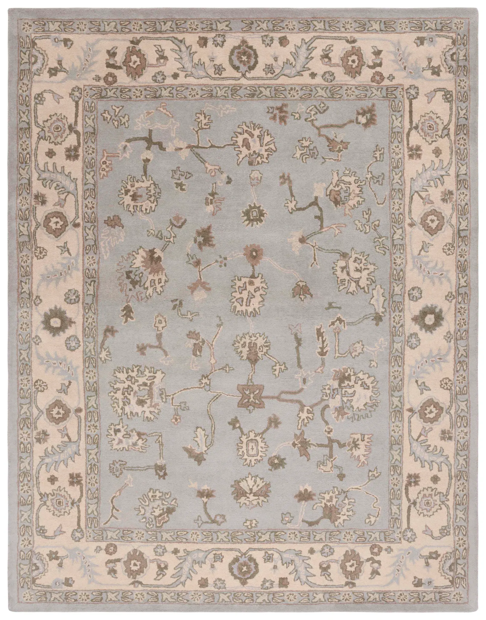 Heritage Open Vine Hand-Tufted Wool Rug
