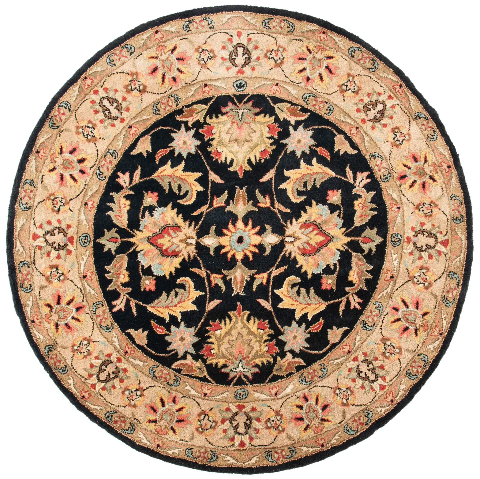 Heritage Leaf And Vine Hand-Tufted Wool Rug