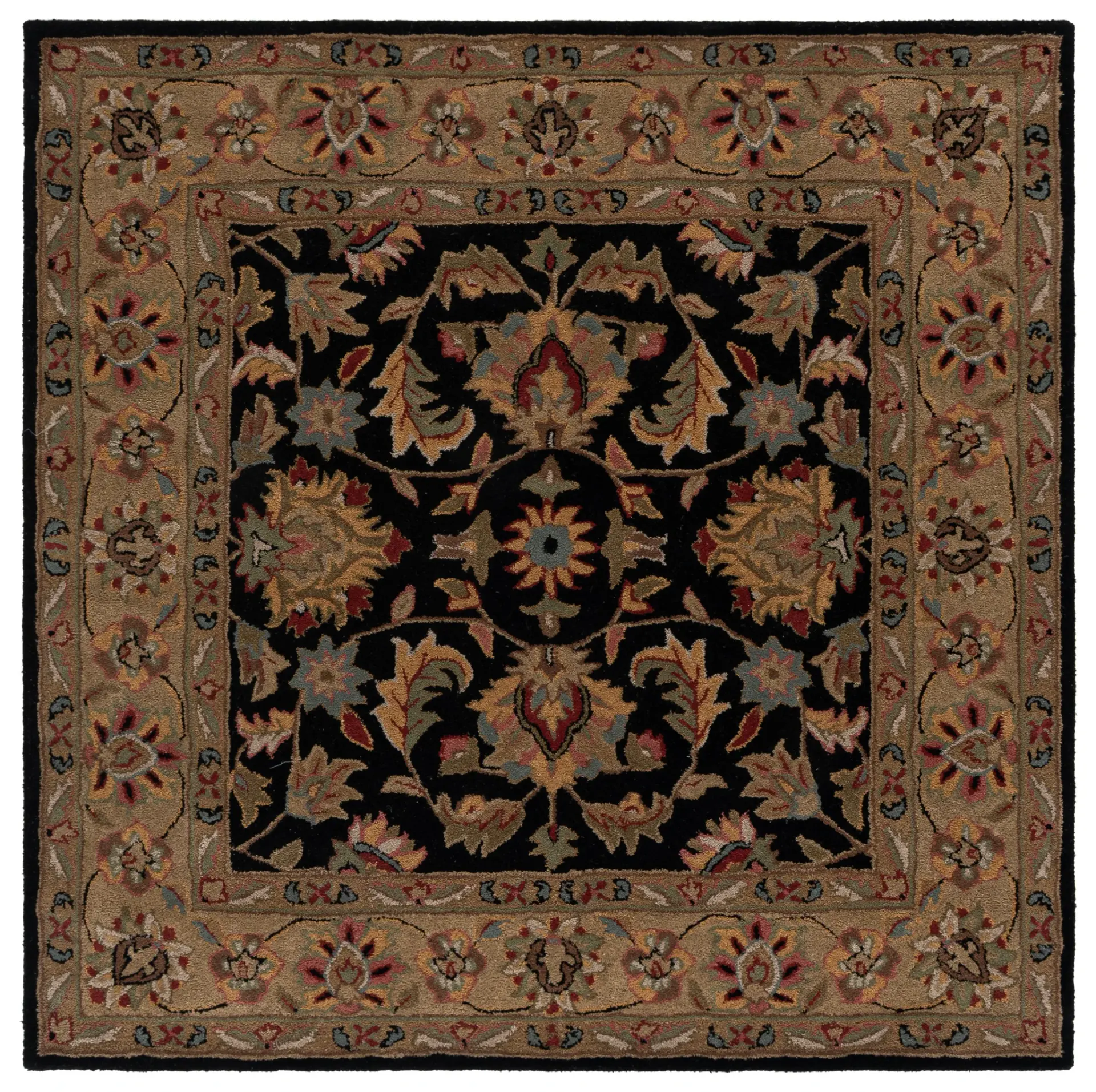 Heritage Leaf And Vine Hand-Tufted Wool Rug