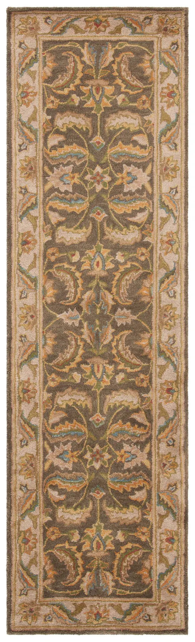Heritage Feather Leaf Hand-Tufted Wool Rug