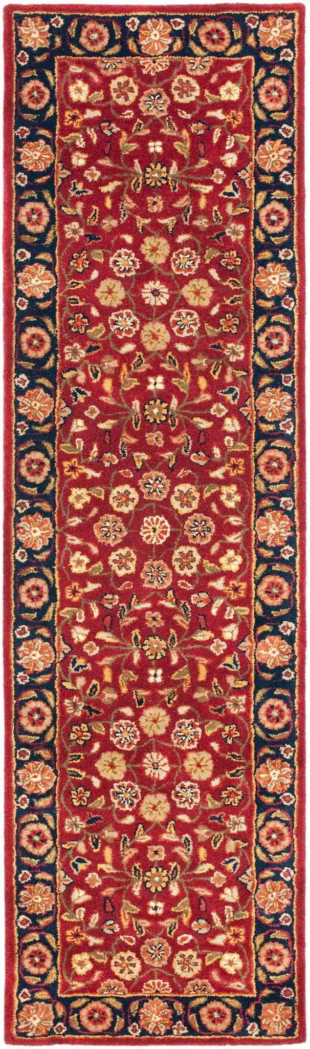 Heritage Rosette Vine Hand-Tufted Wool Rug