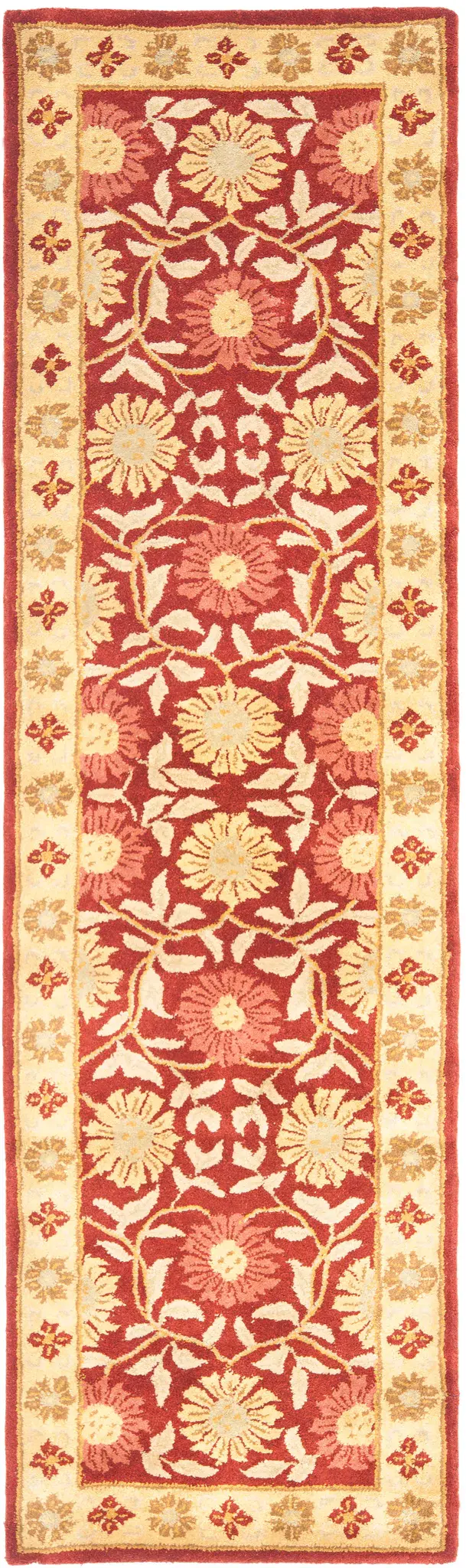 Heritage Sunburst Floral Hand-Tufted Wool Rug