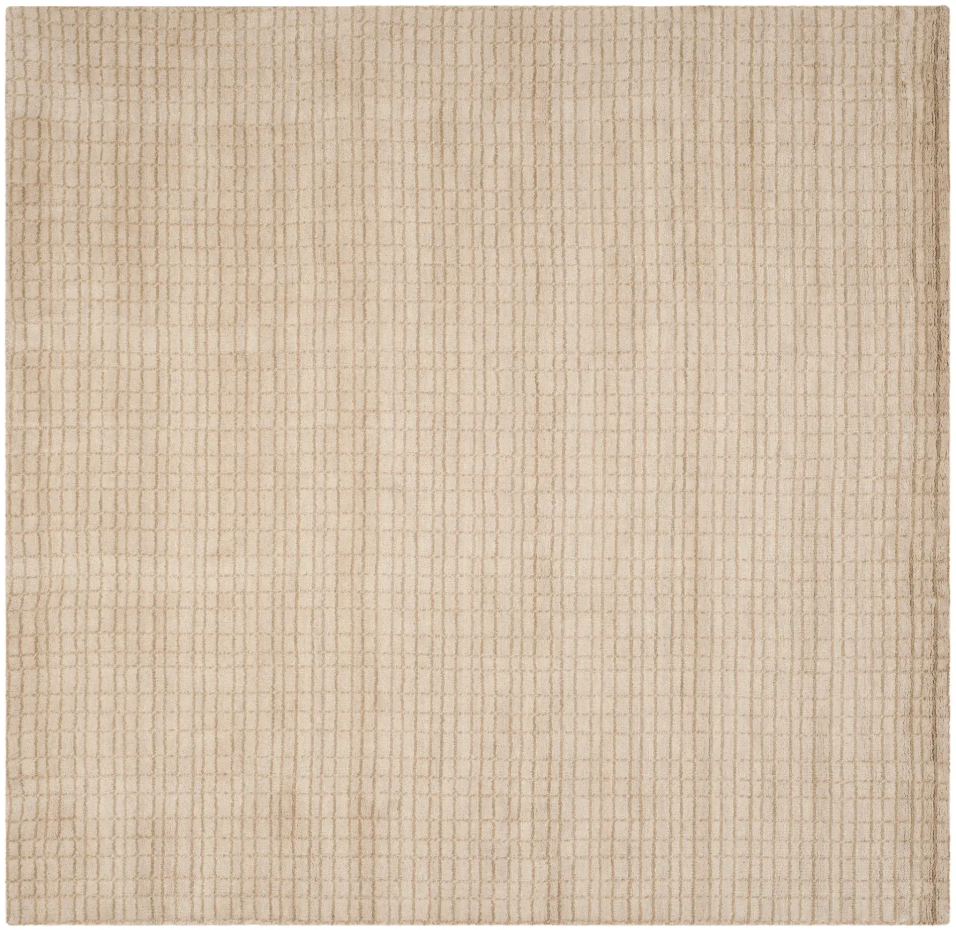 Himalaya Grid Hand-Loomed Wool Rug