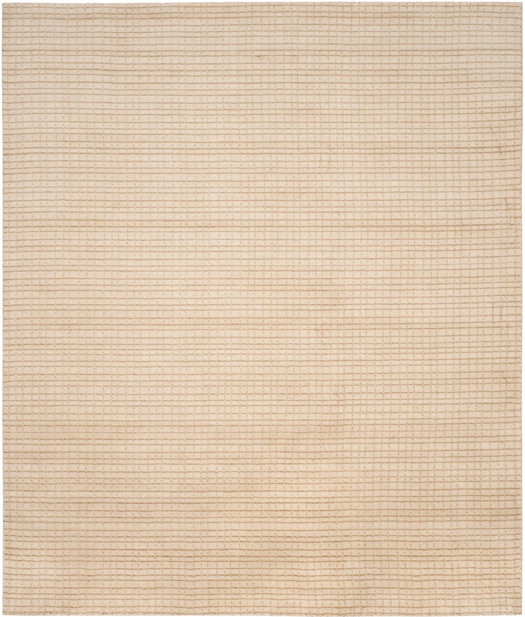 Himalaya Grid Hand-Loomed Wool Rug