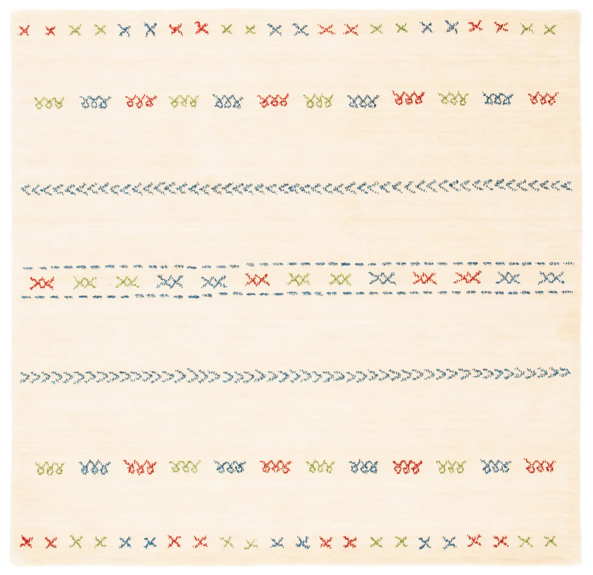 Himalaya Striped Tribal Hand-Loomed Wool Rug