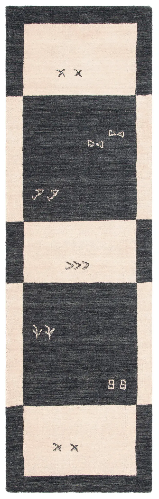 Himalaya Block Stripe Hand-Loomed Wool Rug