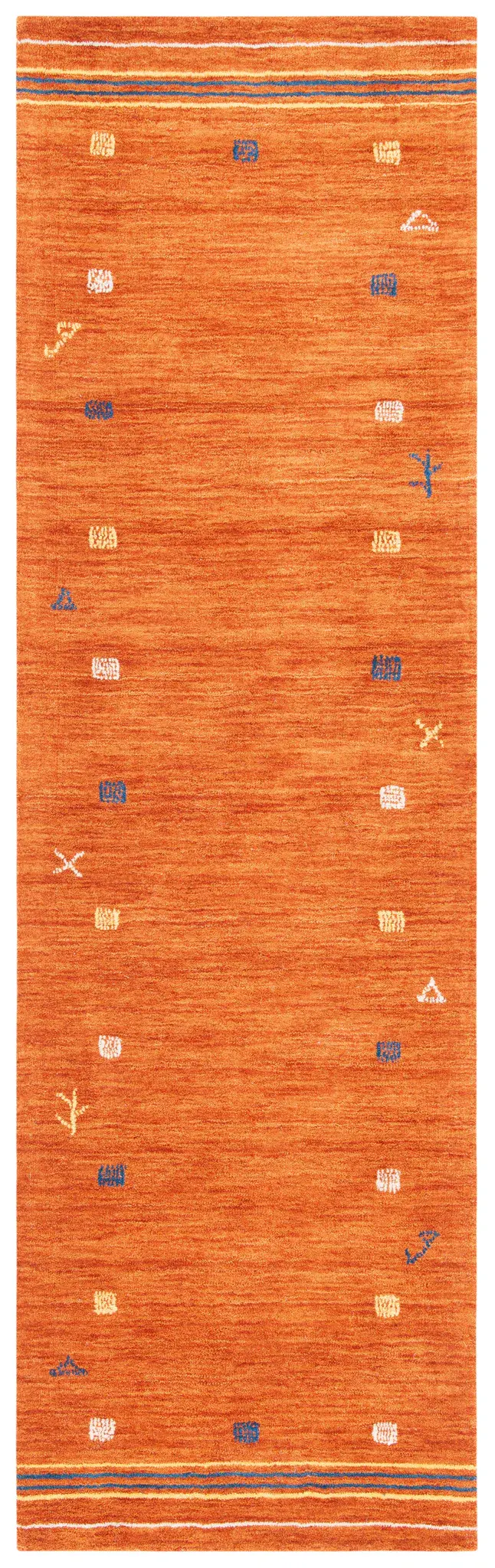 Himalaya Tribal Border Hand-Loomed Wool Rug