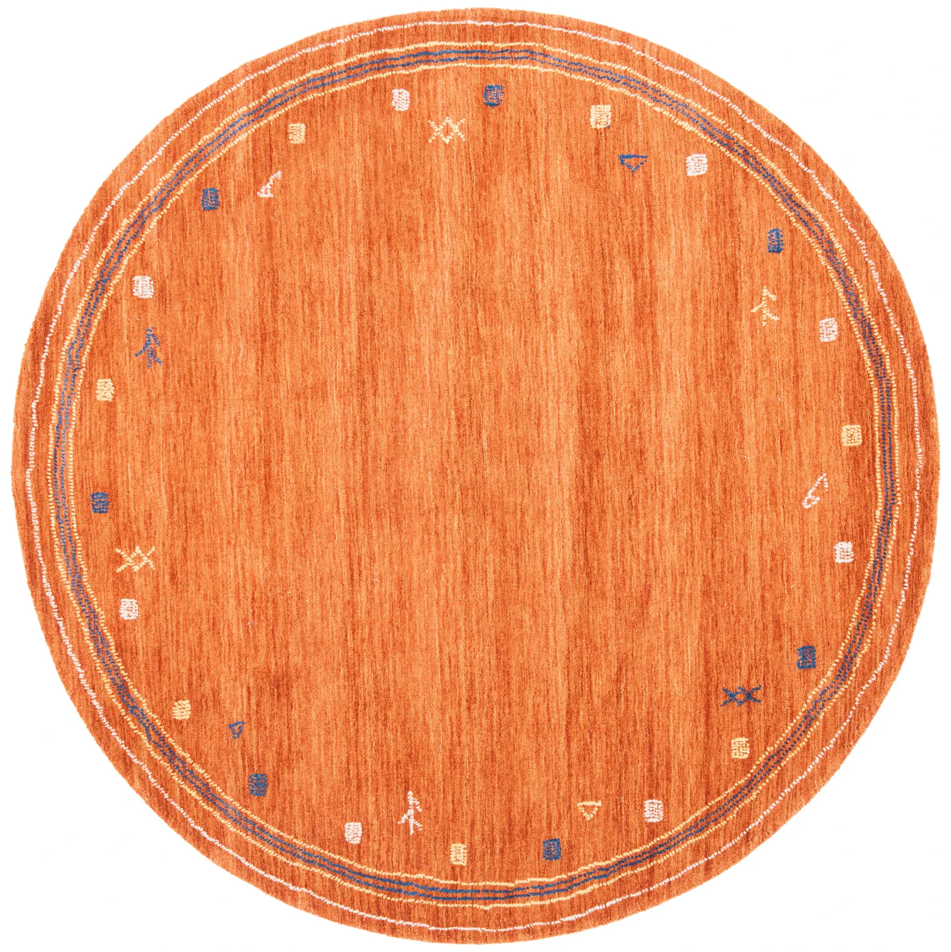 Himalaya Tribal Border Hand-Loomed Wool Rug