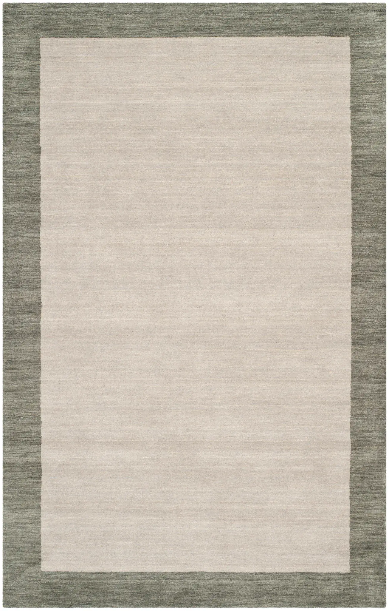 Himalaya Solid Bordered Hand-Loomed Wool Rug