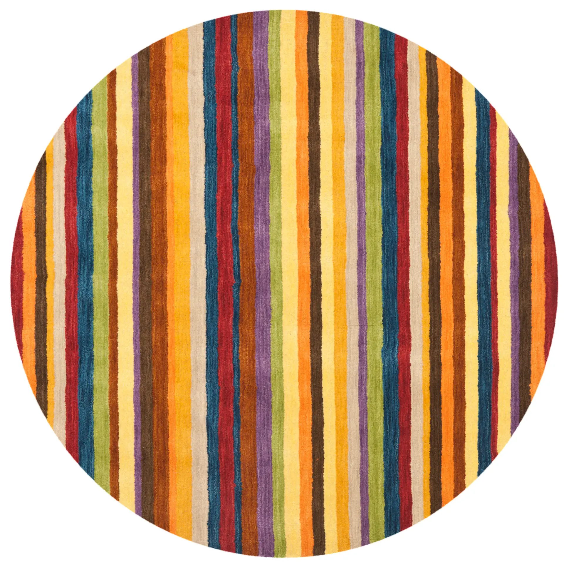 Himalaya Striped Hand-Loomed Wool Rug