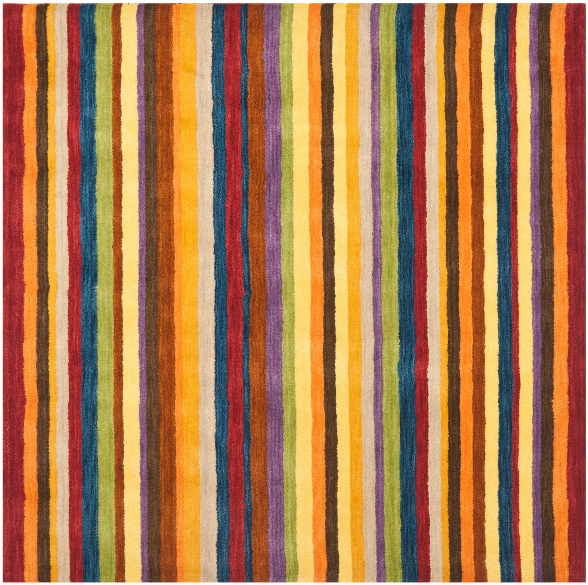 Himalaya Striped Hand-Loomed Wool Rug
