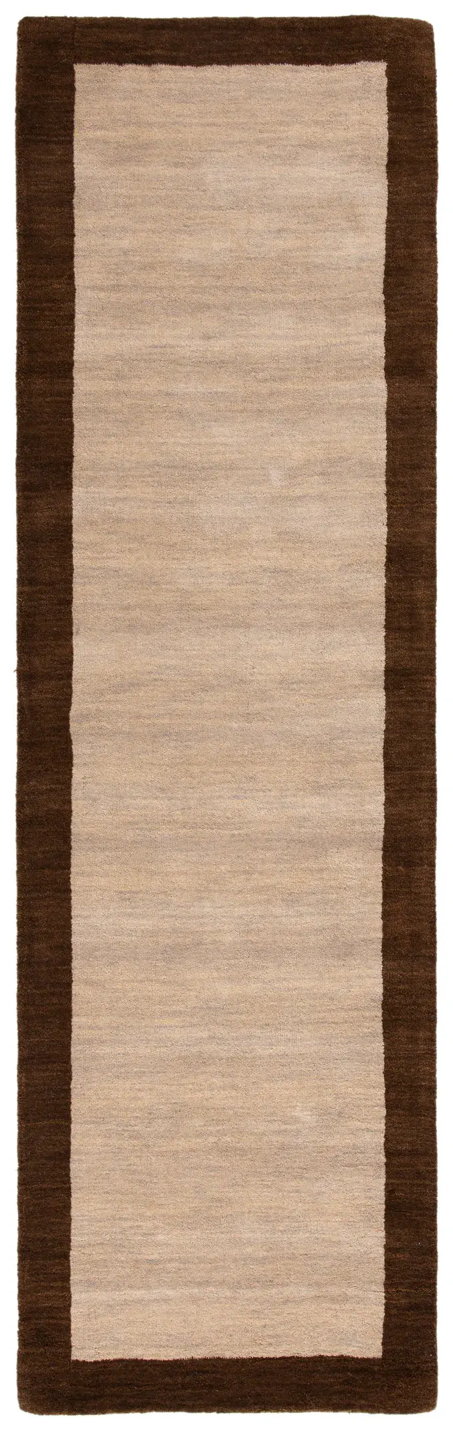 Himalaya Solid Bordered Hand-Loomed Wool Rug