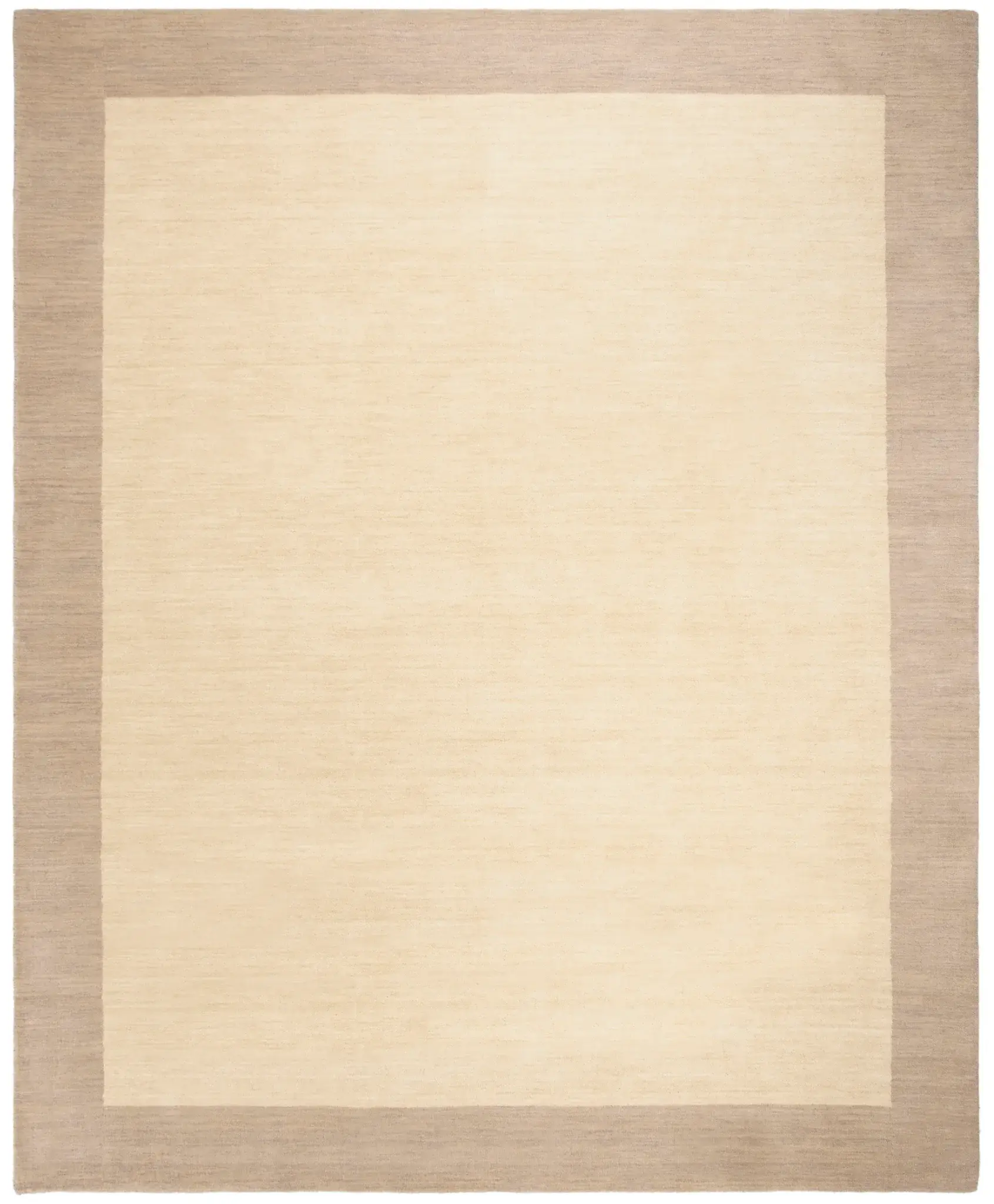 Himalaya Solid Bordered Hand-Loomed Wool Rug