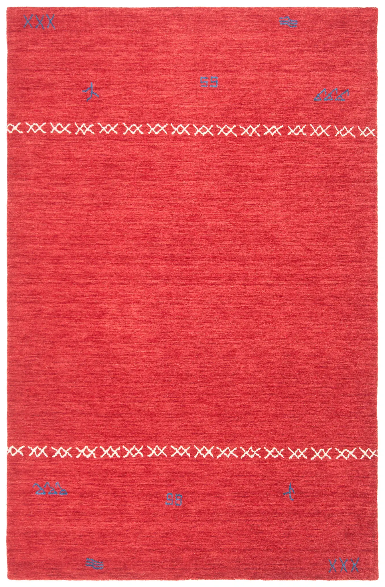 Himalaya Banded Tribal Hand-Loomed Wool Rug
