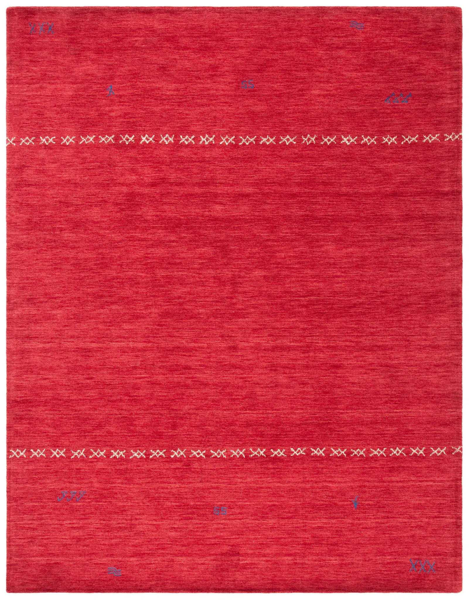 Himalaya Banded Tribal Hand-Loomed Wool Rug