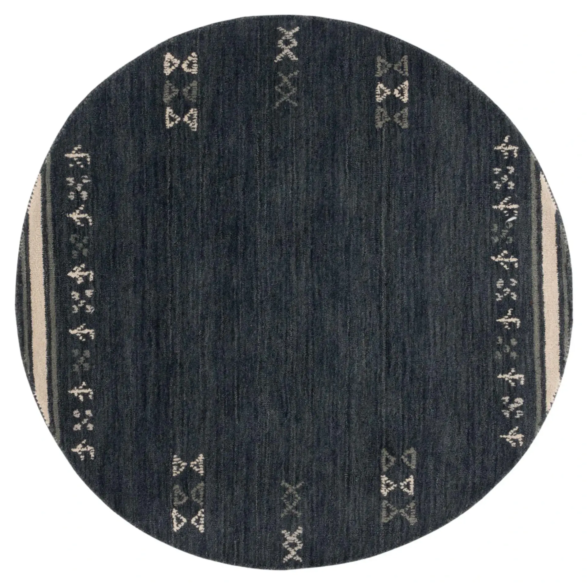 Himalaya Bordered Hand-Loomed Wool Rug
