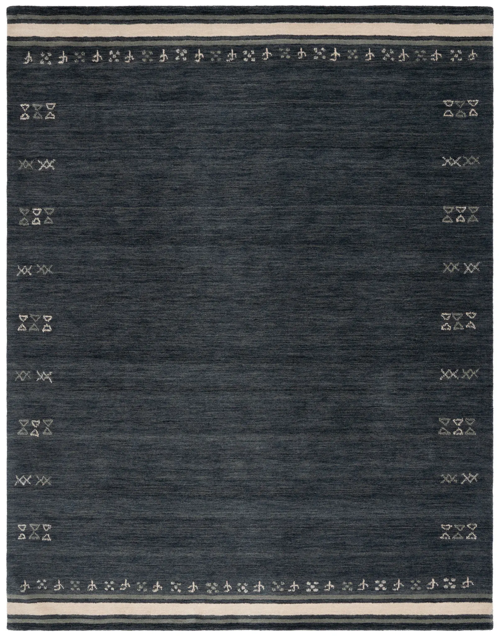 Himalaya Bordered Hand-Loomed Wool Rug