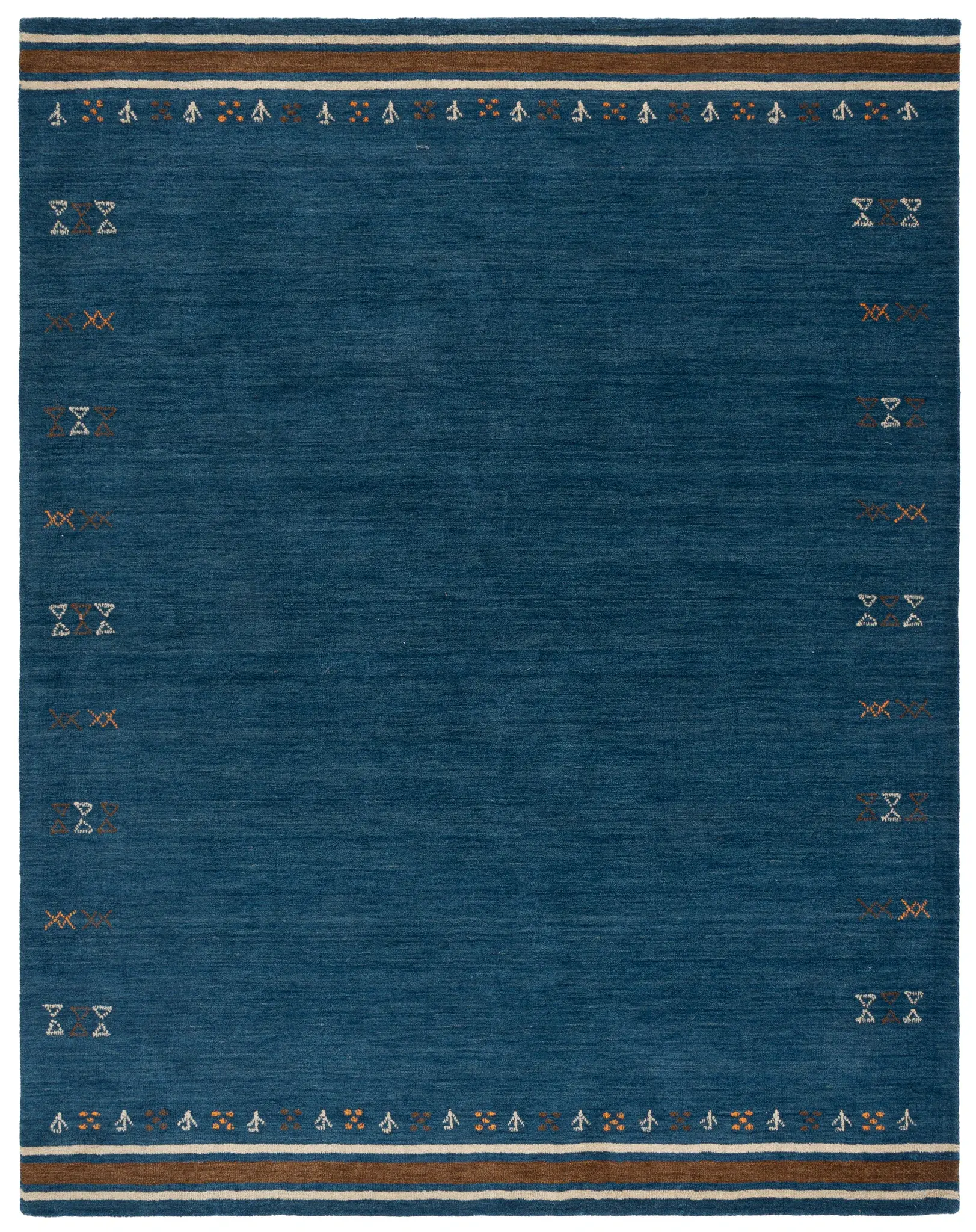 Himalaya Bordered Hand-Loomed Wool Rug