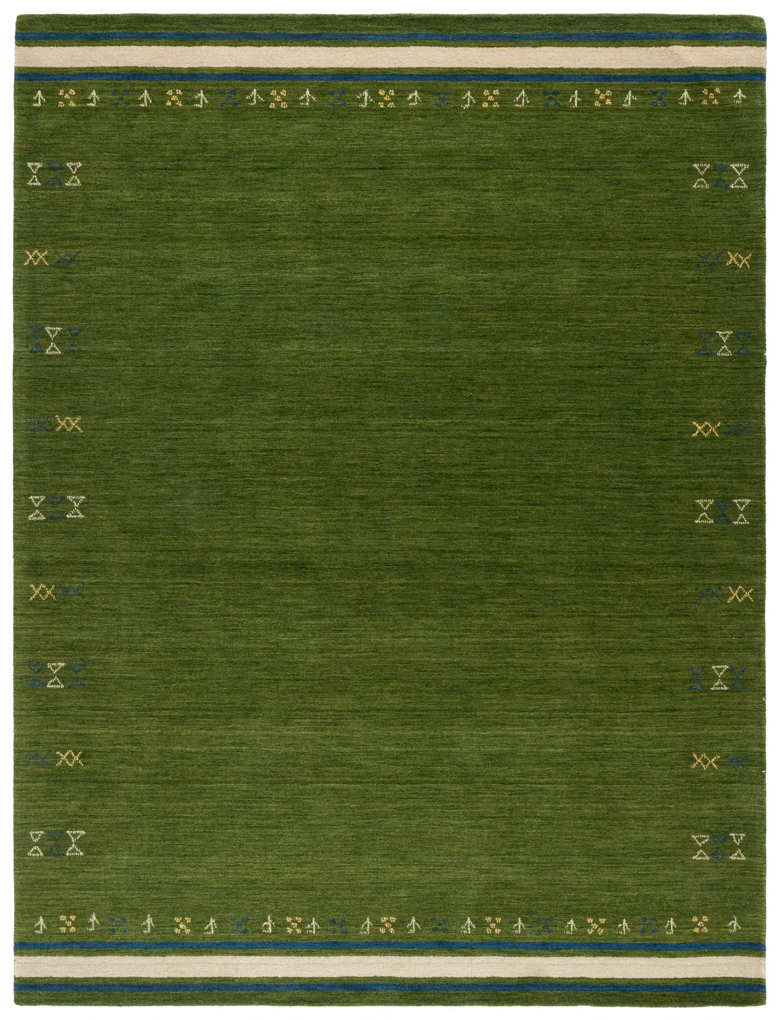 Himalaya Bordered Hand-Loomed Wool Rug