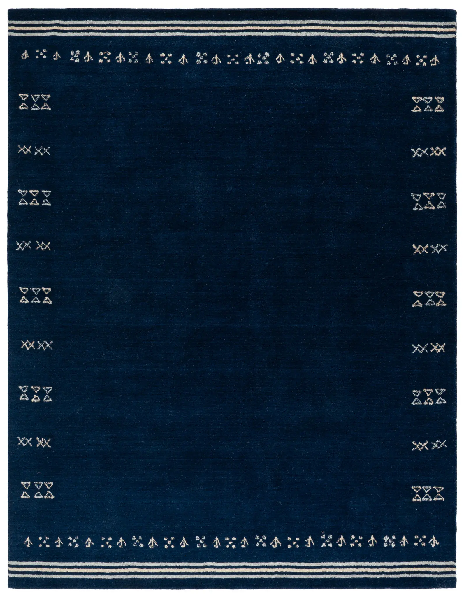 Himalaya Bordered Hand-Loomed Wool Rug