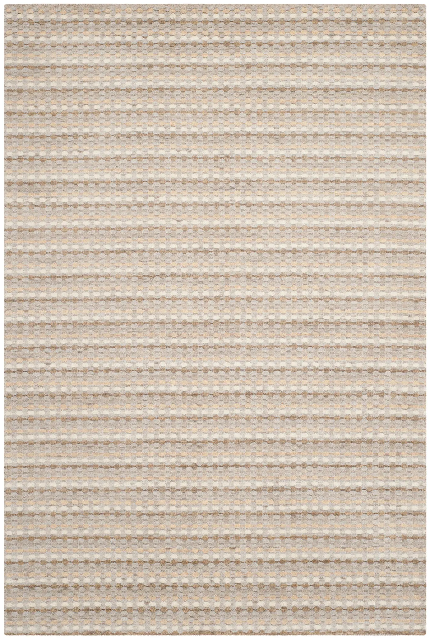 Himalaya Ribbed Texture Hand-Loomed Wool Rug