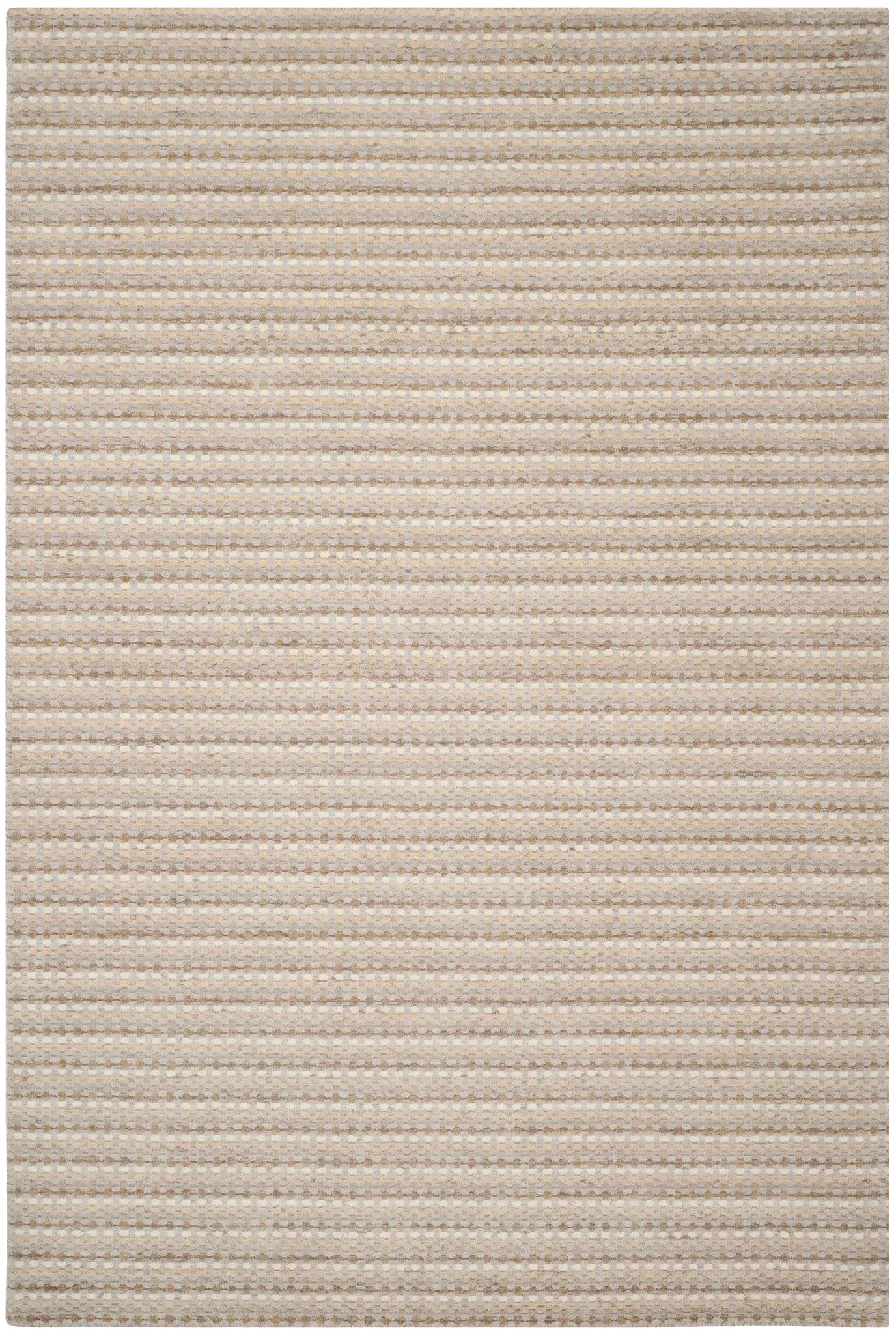 Himalaya Ribbed Texture Hand-Loomed Wool Rug