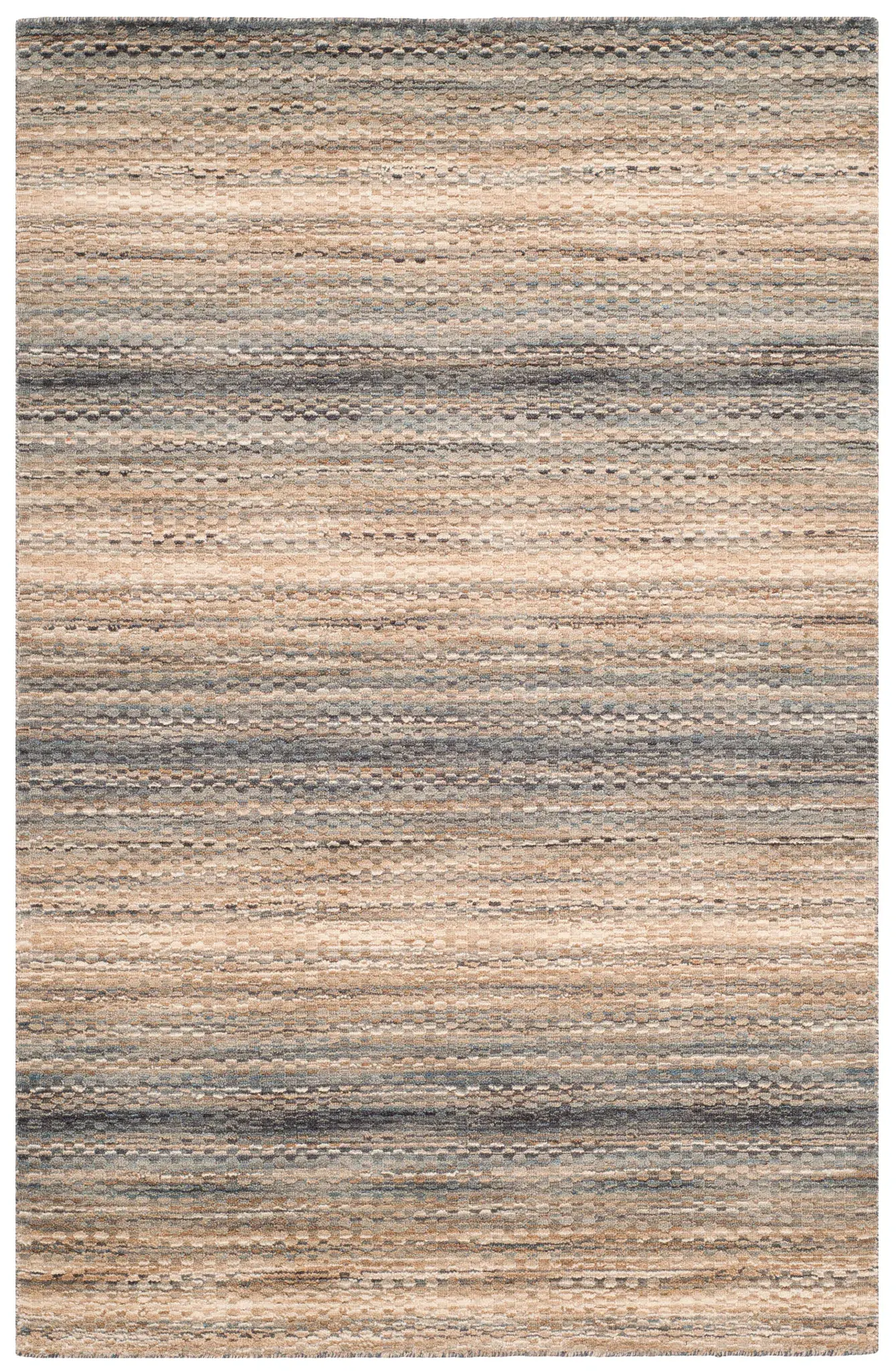 Himalaya Fine Striated Hand-Loomed Wool Rug
