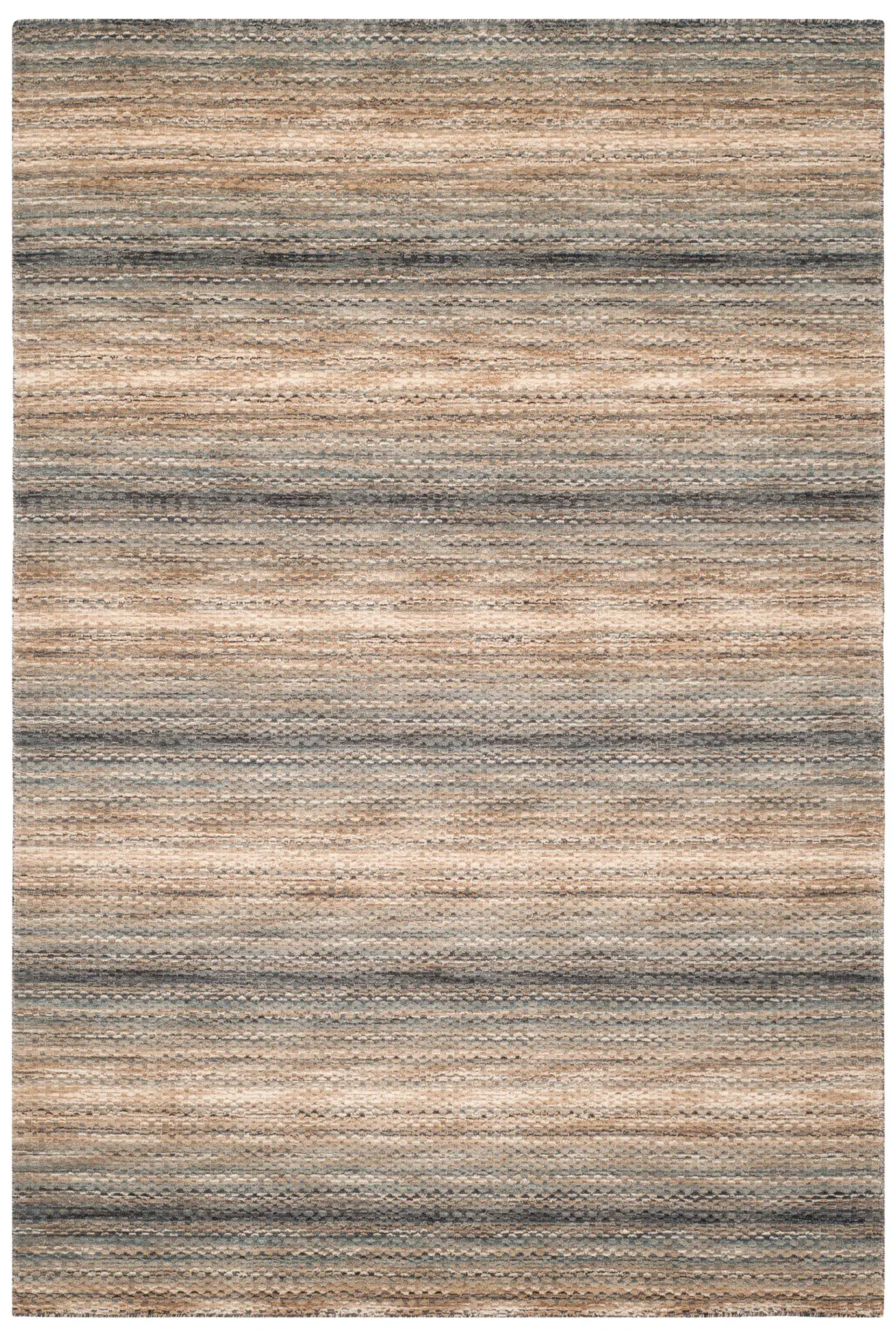 Himalaya Fine Striated Hand-Loomed Wool Rug