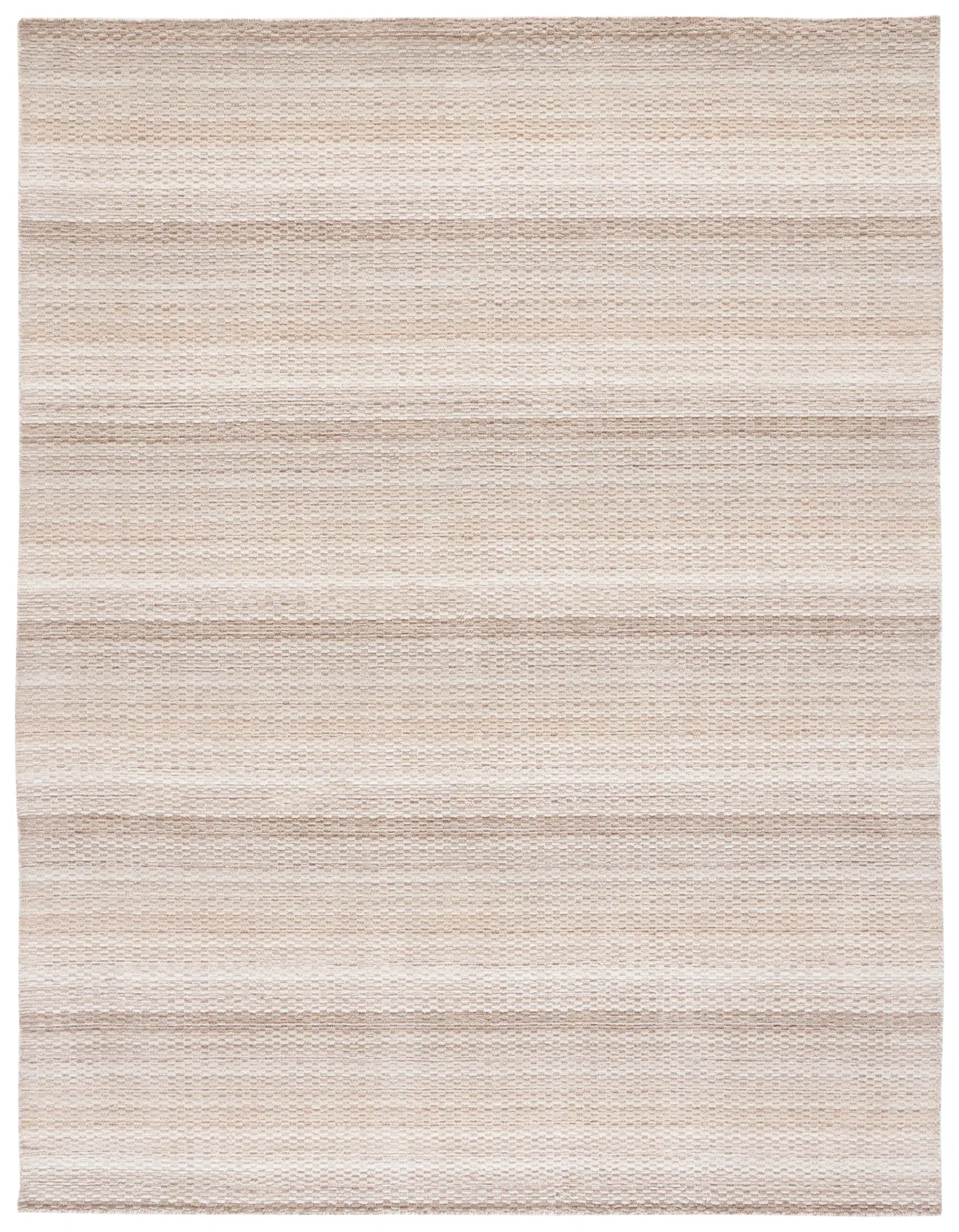Himalaya Textured Stripe Hand-Loomed Wool Rug